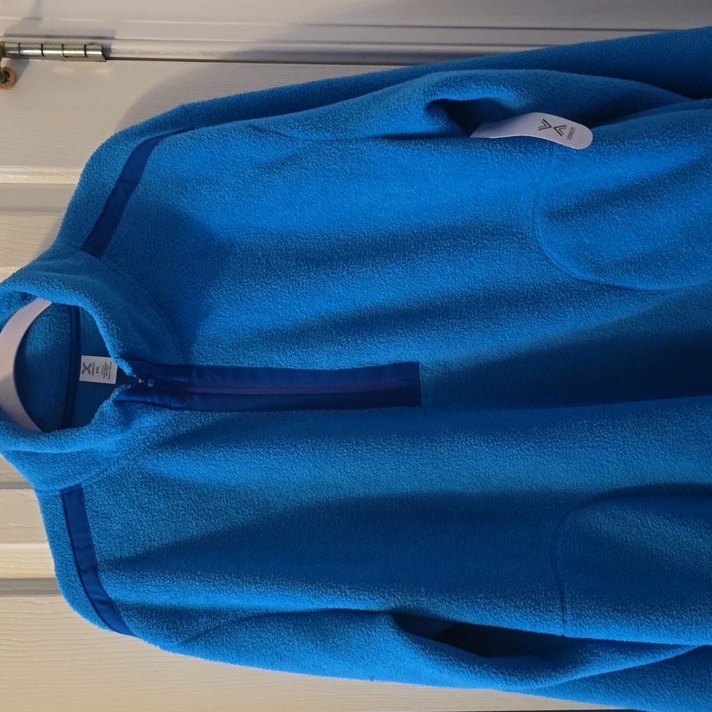 XERSION BRAND WOMEN'S PLUS SIZE ROYAL BLUE PULLOVER FLEECE SIZE XXL